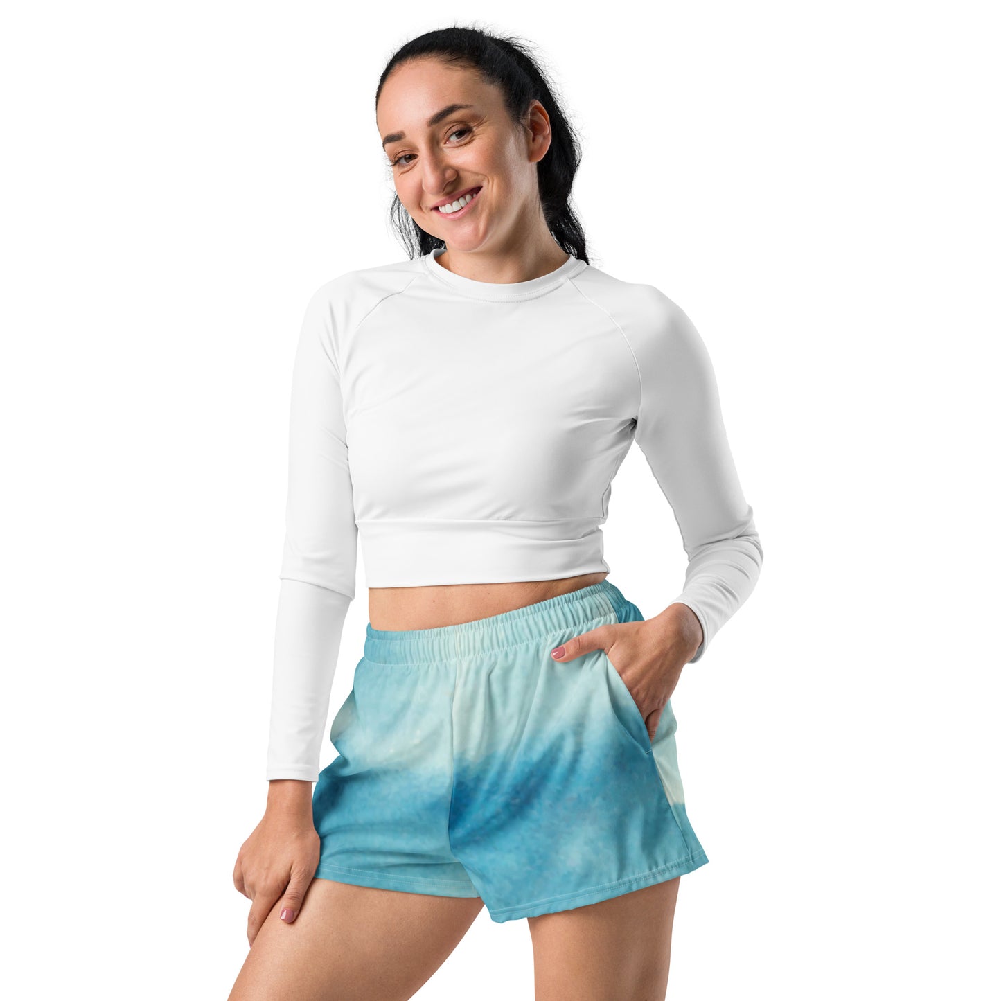Blue Athletic Shorts